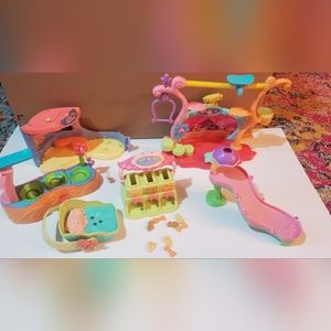 Littlest Pet Shop Lot Treat Center Lilly Pad And More Treats 2005 2006 LPS